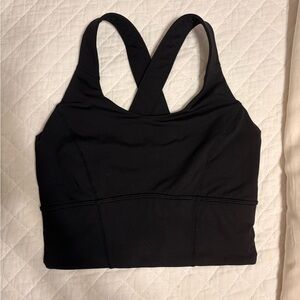 Lululemon Cropped Black Workout Tank. Size 6. $68, now $29